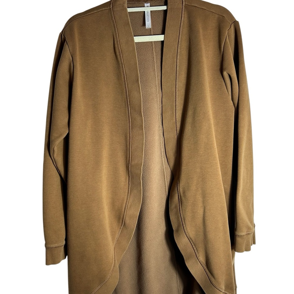 Fabletics Women’s Small Open Front Sweatshirt Wrap Brown See Pics For Spot 5062